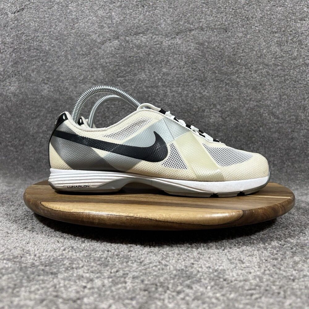 Nike Hyperfuse Lunarlon 483326-100 Women’s Size 8.5 W White Mesh Golf Shoes Used